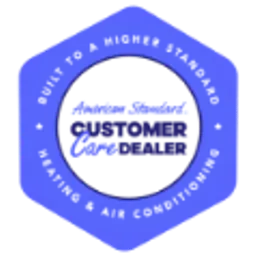 Customer Care Dealer badge for Emerald Heat and Air