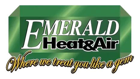 Business logo for Emerald Heat and Air