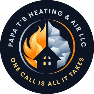 Business logo for Papa T's Heating and Air LLC